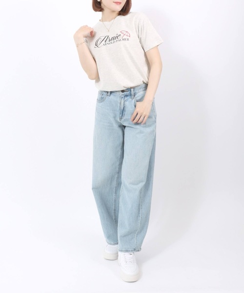 Arnie Arnold Palmer（アーニーアーノルドパーマー）の「Arnie Arnold Palmer（アーニーアーノルドパーマー）ブランドロゴプリントTシャツ レディース/半袖（Tシャツ/カットソー・レディース・ピンク/ネイビー/ホワイト系その他・M/L）」の19枚目の写真
