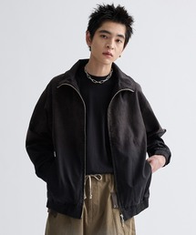 Nebula Fusion（ネビュラフュージョン）の「Cotton dirt design stand collar jacket/コットンダートデザインスタンドカラージャケット（ブルゾン）」