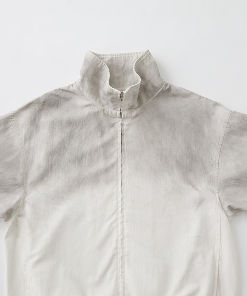 【美品】Stone  COTTON ブルゾン mj10044-Short Microfur Volume Neck Stand Blouson ブルゾン