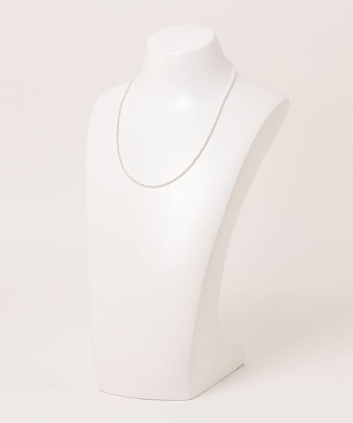 Harpo（アルポ）の「【Harpo/アルポ】シルバー ネックレス ナバホパール ビーズ2㎜/全長18㎝（ネックレス・レディース・シルバー・FREE）」の2枚目の写真
