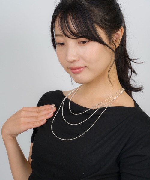 Harpo（アルポ）の「【Harpo/アルポ】シルバー ネックレス ナバホパール ビーズ2㎜/全長18㎝（ネックレス・レディース・シルバー・FREE）」の11枚目の写真