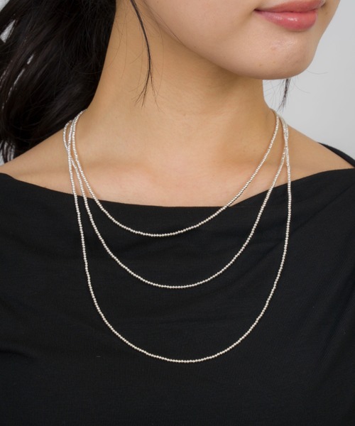 Harpo（アルポ）の「【Harpo/アルポ】シルバー ネックレス ナバホパール ビーズ2㎜/全長18㎝（ネックレス・レディース・シルバー・FREE）」の14枚目の写真