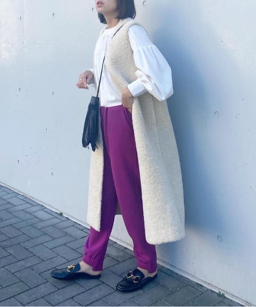 aquagarage(アクアガレージ)の「裾デザインジョガーパンツ(その他パンツ・レディース・ブラック・M/L)」の19枚目の写真
