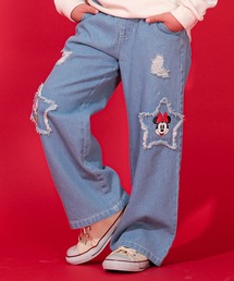 Disney（ディズニー）の「ディズニー ワイドストレートデニムロングパンツ 0190K（デニムパンツ・キッズ）」
