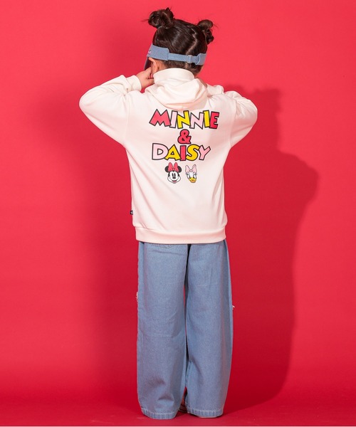 Disney（ディズニー）の「ディズニー ワイドストレートデニムロングパンツ 0190K（デニムパンツ・キッズ・ライトインディゴブルー・140cm/130cm/120cm/110cm/100cm）」の5枚目の写真