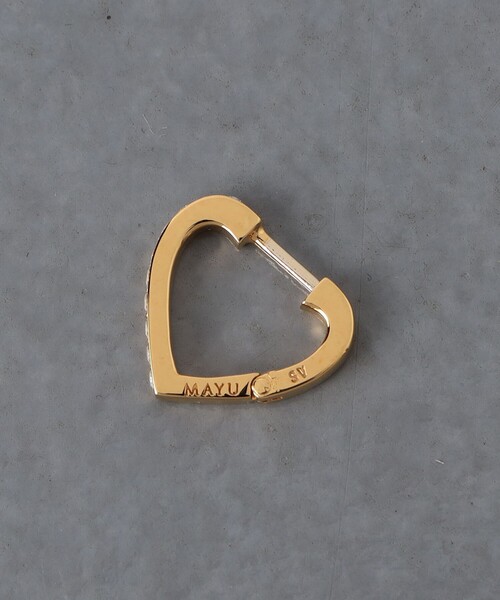 MAYU（マユ）の「＜MAYU＞BIJOU/HRT ＭINI 片耳ピアス（ピアス（片耳用）・レディース・シルバー/ゴールド・FREE）」の2枚目の写真