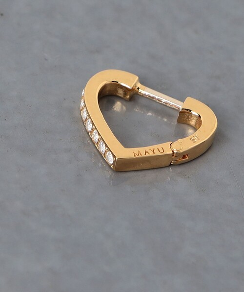 MAYU（マユ）の「＜MAYU＞BIJOU/HRT ＭINI 片耳ピアス（ピアス（片耳用）・レディース・シルバー/ゴールド・FREE）」の11枚目の写真