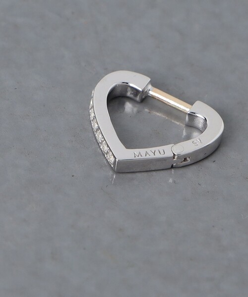 MAYU（マユ）の「＜MAYU＞BIJOU/HRT ＭINI 片耳ピアス（ピアス（片耳用）・レディース・シルバー/ゴールド・FREE）」の3枚目の写真