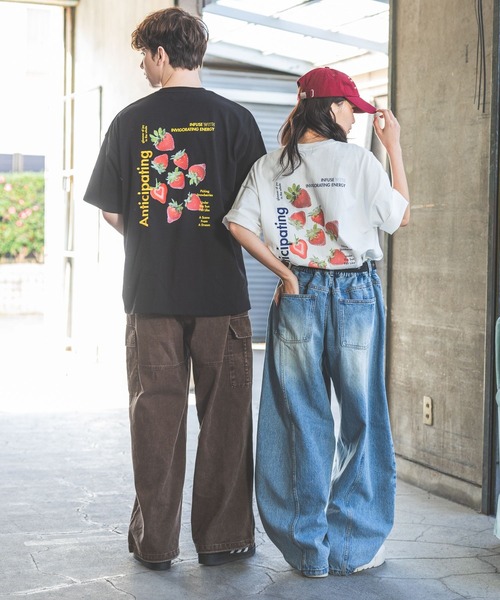 PBLIM（ページボーイリム）の「《UNISEX》メニーベリーTシャツ（Tシャツ/カットソー・レディース・オフホワイト/ブラック/ブラウン/ネイビー・MEDIUM/LARGE）」の8枚目の写真