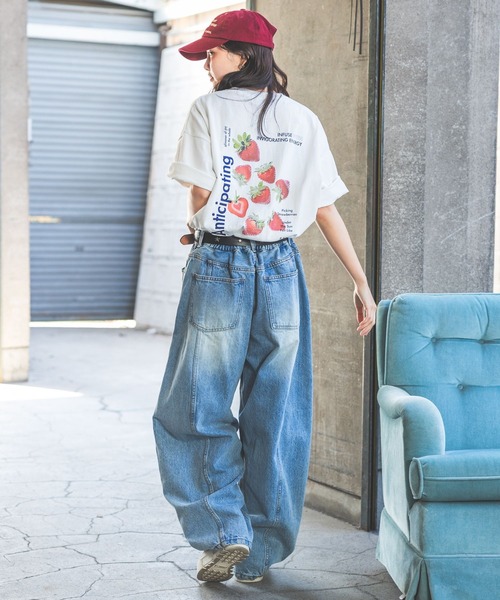 PBLIM（ページボーイリム）の「《UNISEX》メニーベリーTシャツ（Tシャツ/カットソー・レディース・オフホワイト/ブラック/ブラウン/ネイビー・MEDIUM/LARGE）」の10枚目の写真