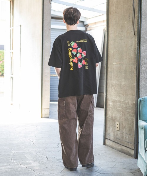 PBLIM（ページボーイリム）の「《UNISEX》メニーベリーTシャツ（Tシャツ/カットソー・レディース・オフホワイト/ブラック/ブラウン/ネイビー・MEDIUM/LARGE）」の12枚目の写真