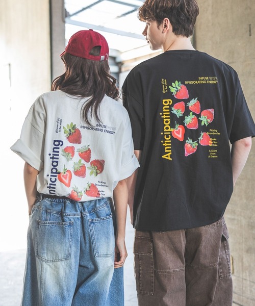 PBLIM（ページボーイリム）の「《UNISEX》メニーベリーTシャツ（Tシャツ/カットソー・レディース・オフホワイト/ブラック/ブラウン/ネイビー・MEDIUM/LARGE）」の14枚目の写真