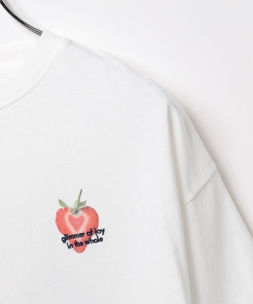 PBLIM（ページボーイリム）の「《UNISEX》メニーベリーTシャツ（Tシャツ/カットソー・レディース・オフホワイト/ブラック/ブラウン/ネイビー・MEDIUM/LARGE）」の18枚目の写真