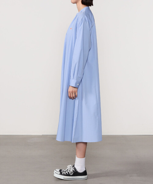 DANTON | ギャザーシャツワンピース WOMEN（ワンピース