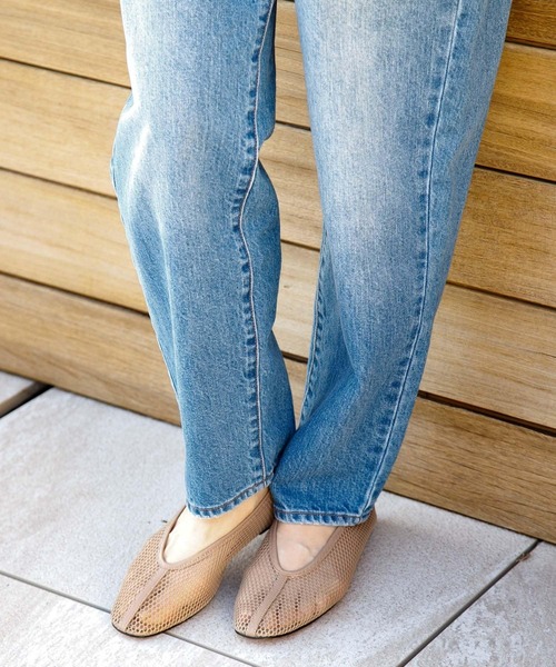 REMME（レメ）の「REMME　メッシュフラットシューズ（その他シューズ・レディース・ベージュ/ブラック・37/38）」の7枚目の写真