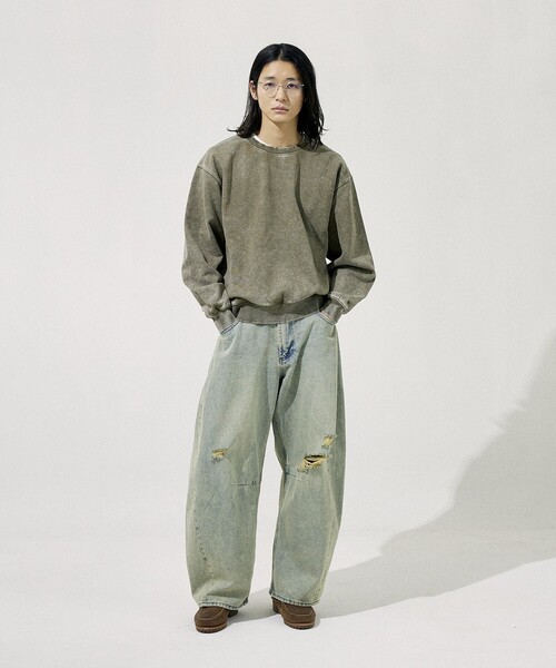 セール】13OZ ショートクルーネック プルオーバースウェット