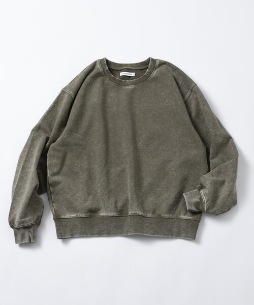 FREAK'S STORE(フリークスストア)の「13OZ ショートクルーネック プルオーバースウェット(スウェット・メンズ・オリーブ/ライトグレー/チャコールグレー/レッド・LARGE/MEDIUM/SMALL)」の14枚目の写真