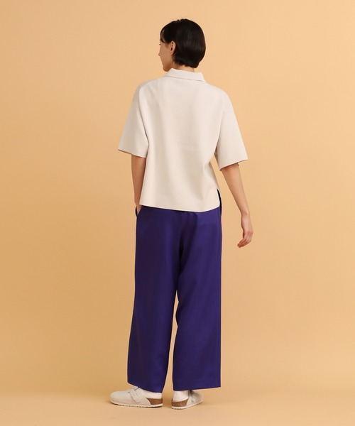 I.T.'S international（イッツインターナショナル）の「セミワイドイージーパンツ（その他パンツ・レディース・チェリーピンク/ブルー/ベージュ・7号/9号/11号）」の6枚目の写真