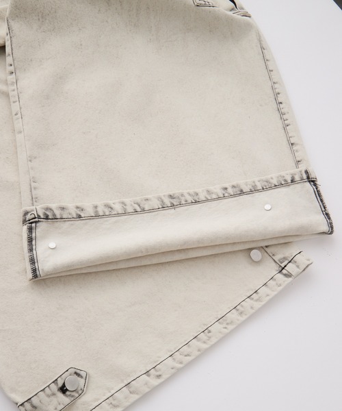Spielio】Vintage like denim cargo wide pants/ヴィンテージ