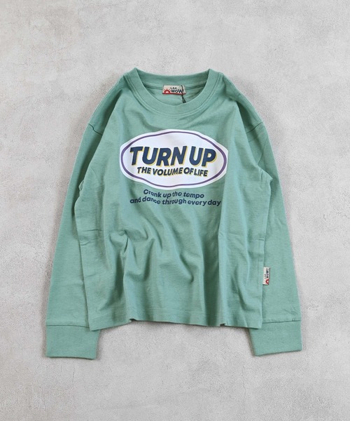 LSP WOW（エルエスピーワオ）の「【LSP WOW!】カラバリプリントロンT（Tシャツ/カットソー・キッズ・ホワイト系1/ブラック/ネイビー/ライトグレー/パープル/ベージュ/グリーン系2/グリーン系1/チャコール/グリーン/カーキ/ブルー系2/ブルー系1/ピンク系2/ピンク系1/イエロー系2/イエロー系1/レッド系2/レッド系1/ホワイト系2・140/130/80/120/110/100/90/150）」の9枚目の写真