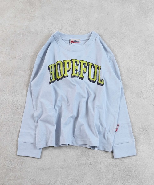 LSP WOW（エルエスピーワオ）の「【LSP WOW!】カラバリプリントロンT（Tシャツ/カットソー・キッズ・ホワイト系1/ブラック/ネイビー/ライトグレー/パープル/ベージュ/グリーン系2/グリーン系1/チャコール/グリーン/カーキ/ブルー系2/ブルー系1/ピンク系2/ピンク系1/イエロー系2/イエロー系1/レッド系2/レッド系1/ホワイト系2・140/130/80/120/110/100/90/150）」の12枚目の写真