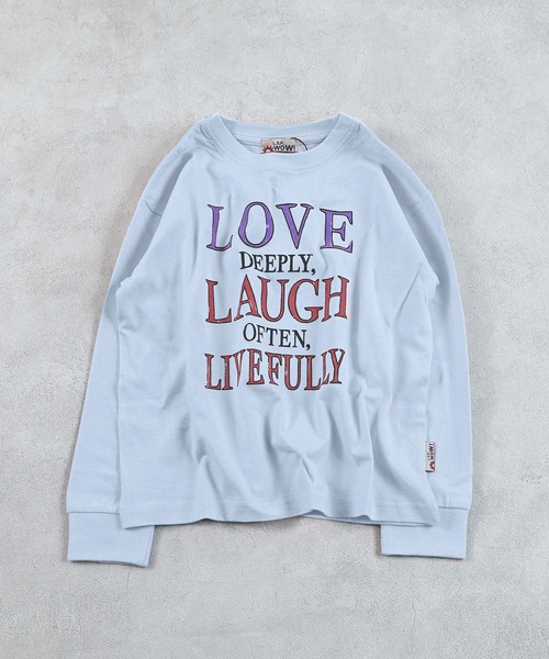 LSP WOW（エルエスピーワオ）の「【LSP WOW!】カラバリプリントロンT（Tシャツ/カットソー・キッズ・ホワイト系1/ブラック/ネイビー/ライトグレー/パープル/ベージュ/グリーン系2/グリーン系1/チャコール/グリーン/カーキ/ブルー系2/ブルー系1/ピンク系2/ピンク系1/イエロー系2/イエロー系1/レッド系2/レッド系1/ホワイト系2・140/130/80/120/110/100/90/150）」の13枚目の写真