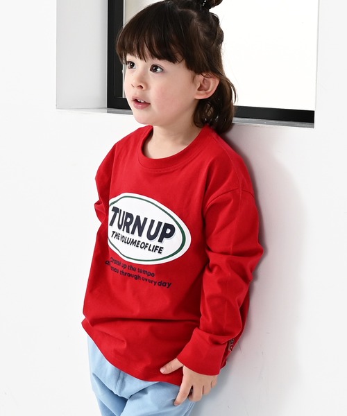 LSP WOW（エルエスピーワオ）の「【LSP WOW!】カラバリプリントロンT（Tシャツ/カットソー・キッズ・ホワイト系1/ブラック/ネイビー/ライトグレー/パープル/ベージュ/グリーン系2/グリーン系1/チャコール/グリーン/カーキ/ブルー系2/ブルー系1/ピンク系2/ピンク系1/イエロー系2/イエロー系1/レッド系2/レッド系1/ホワイト系2・140/130/80/120/110/100/90/150）」の19枚目の写真