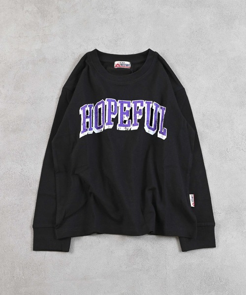 LSP WOW（エルエスピーワオ）の「【LSP WOW!】カラバリプリントロンT（Tシャツ/カットソー・キッズ・ホワイト系1/ブラック/ネイビー/ライトグレー/パープル/ベージュ/グリーン系2/グリーン系1/チャコール/グリーン/カーキ/ブルー系2/ブルー系1/ピンク系2/ピンク系1/イエロー系2/イエロー系1/レッド系2/レッド系1/ホワイト系2・140/130/80/120/110/100/90/150）」の4枚目の写真