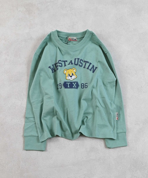 LSP WOW（エルエスピーワオ）の「【LSP WOW!】カラバリプリントロンT（Tシャツ/カットソー・キッズ・ホワイト系1/ブラック/ネイビー/ライトグレー/パープル/ベージュ/グリーン系2/グリーン系1/チャコール/グリーン/カーキ/ブルー系2/ブルー系1/ピンク系2/ピンク系1/イエロー系2/イエロー系1/レッド系2/レッド系1/ホワイト系2・140/130/80/120/110/100/90/150）」の22枚目の写真