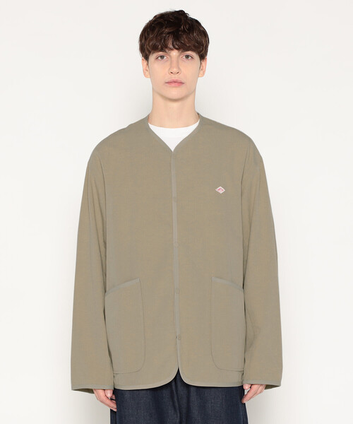 Danton　COLLARLESSジャケット 36 ベージュ　B品　新品 Danton COLLARLESSジャケット 36 ベージュ B品 新品 Danton