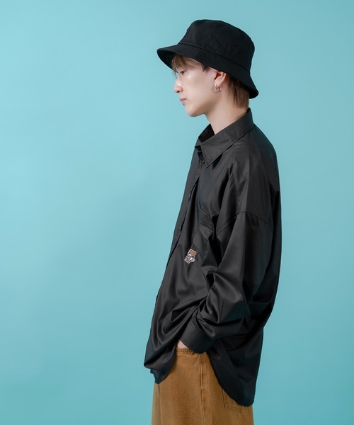 セール】【SIDEWAY STANCE】スケボーダウナーベア刺しゅう 長袖