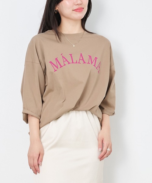 tシャツ 「MICA＆DEAL×GOOD ROCK SPEED」ロックT / 5分袖 / プリントTシャツ / コラボ レディース MICA&DEAL×GOOD ROCK SPEED】ロックT / 5分袖 / プリントTシャツ