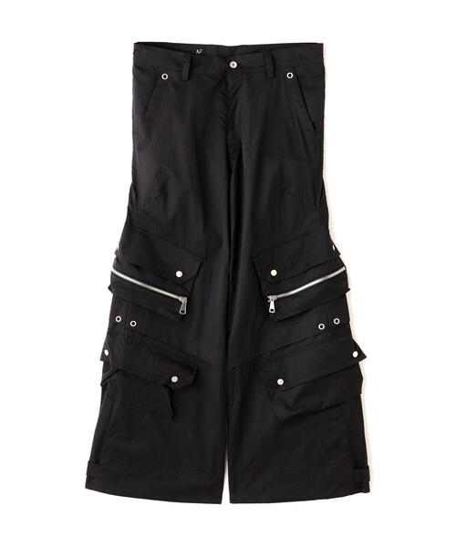 ROYAL FLASH（ロイヤルフラッシュ）の「A.F ARTEFACT/エーエフ・アーティファクト/Naylon Cargo Baggy Pants（カーゴパンツ・メンズ・ブラック・2/3）」の6枚目の写真