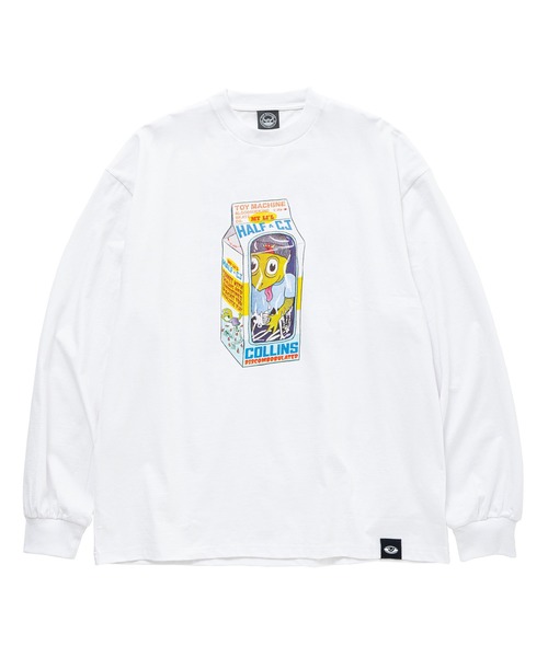 TOY　MACHINE（トイ　マシーン）の「TM HEAVY WEIGHT TM DOLL CJ BIG LST（Tシャツ/カットソー・メンズ・ホワイト/パープル・M/L/XL）」の3枚目の写真