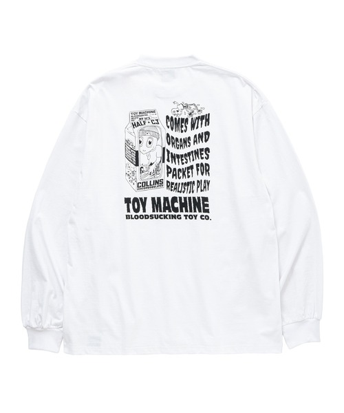 TOY　MACHINE（トイ　マシーン）の「TM HEAVY WEIGHT TM DOLL CJ BIG LST（Tシャツ/カットソー・メンズ・ホワイト/パープル・M/L/XL）」の4枚目の写真