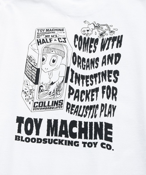 TOY　MACHINE（トイ　マシーン）の「TM HEAVY WEIGHT TM DOLL CJ BIG LST（Tシャツ/カットソー・メンズ・ホワイト/パープル・M/L/XL）」の7枚目の写真