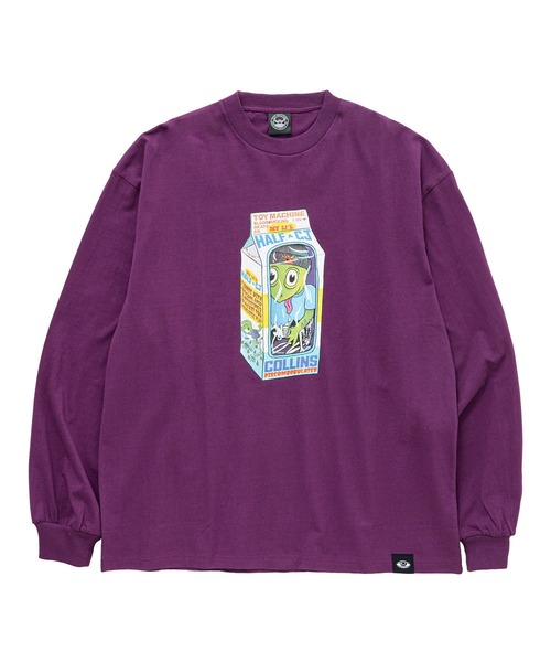 TOY　MACHINE（トイ　マシーン）の「TM HEAVY WEIGHT TM DOLL CJ BIG LST（Tシャツ/カットソー・メンズ・ホワイト/パープル・M/L/XL）」の8枚目の写真