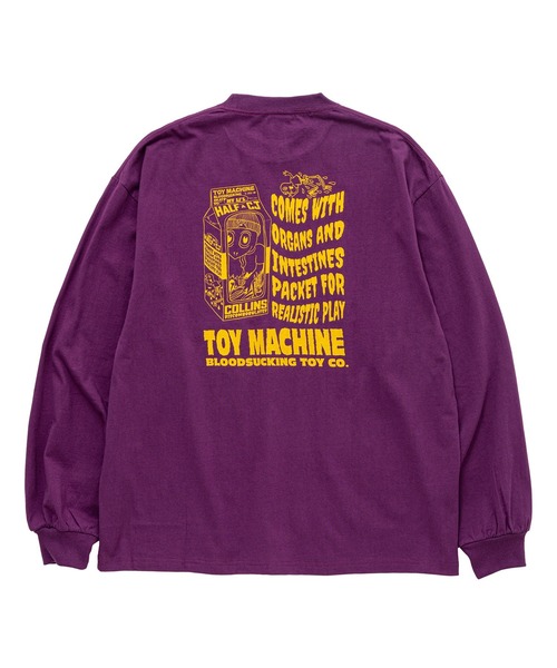 TOY　MACHINE（トイ　マシーン）の「TM HEAVY WEIGHT TM DOLL CJ BIG LST（Tシャツ/カットソー・メンズ・ホワイト/パープル・M/L/XL）」の9枚目の写真