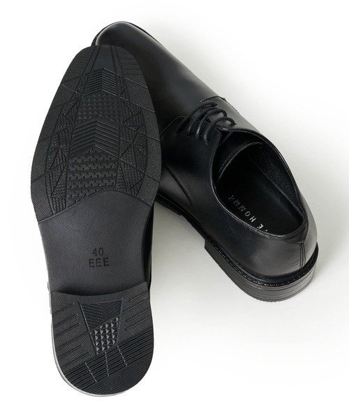 TETE HOMME（テットオム）の「カウレザー プレーントゥ ドレスシューズ（ドレスシューズ・メンズ・ブラウン/ブラック・SMALL/LARGE/MEDIUM）」の4枚目の写真
