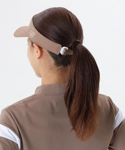 New Balance Golf(ニューバランスゴルフ)の「【new balance golf】ロゴ バイザー (UNISEX)(サンバイザー・レディース・ブラウン/グレー系その他/ブラック/ホワイト/ブラウン系その他/ダークインディゴブルー・FREE)」の15枚目の写真