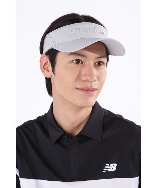 New Balance Golf(ニューバランスゴルフ)の【new balance golf】ロゴ バイザー (UNISEX)(サンバイザー)
