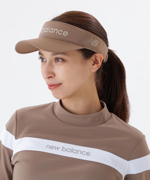 New Balance Golf(ニューバランスゴルフ)の「【new balance golf】ロゴ バイザー (UNISEX)(サンバイザー・レディース・ブラウン/グレー系その他/ブラック/ホワイト/ブラウン系その他/ダークインディゴブルー・FREE)」の5枚目の写真