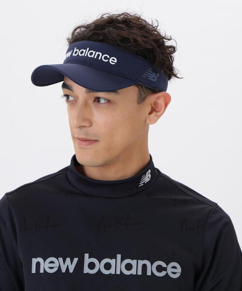 New Balance Golf(ニューバランスゴルフ)の「【new balance golf】ロゴ バイザー (UNISEX)(サンバイザー・レディース・ブラウン/グレー系その他/ブラック/ホワイト/ブラウン系その他/ダークインディゴブルー・FREE)」の6枚目の写真