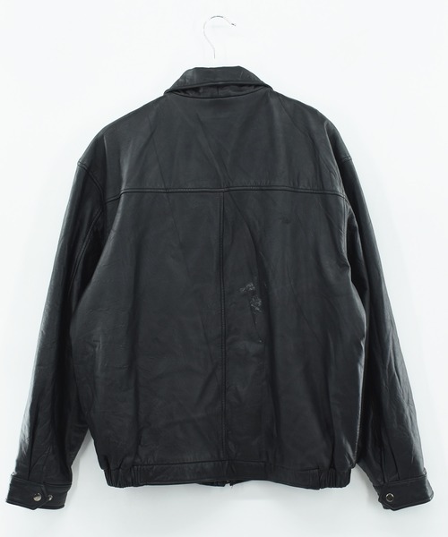 VINTAGE（ヴィンテージ）の「【ヴィンテージ古着】90’s Autumn Trails レザージャケット（ライダースジャケット・メンズ・ブラック・LARGE）」の3枚目の写真
