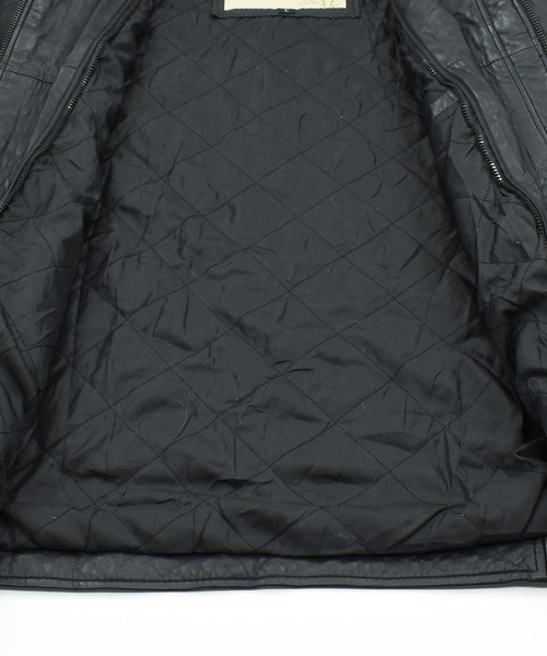 VINTAGE（ヴィンテージ）の「【ヴィンテージ古着】90’s Autumn Trails レザージャケット（ライダースジャケット・メンズ・ブラック・LARGE）」の15枚目の写真