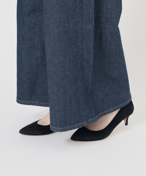 Spick and Span /サムシング 別注LISA SUPER WIDE SOMETHING / サムシング 別注LISA SUPER WIDE（デニムパンツ