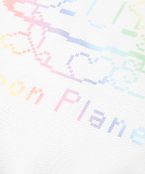 SPECIAL PRODUCT DESIGN（スペシャルプロダクトデザイン）の「〈ぺぽよ きゃらくた～ず〉Pepon Planet スウェット ホワイト・ブラック（スウェット・メンズ・ブラック/ホワイト・SMALL/MEDIUM/LARGE/X-LARGE）」の6枚目の写真