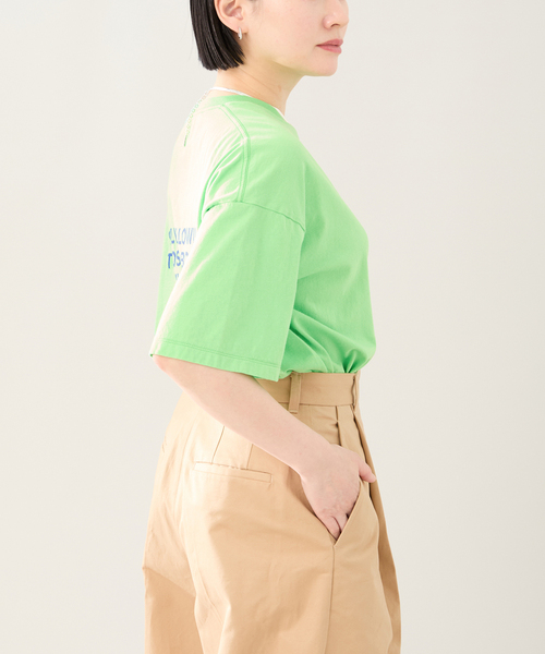 TICCA（ティッカ）の「TICCA ティッカ x Vermeil par IENA別注Tシャツ（Tシャツ/カットソー・レディース・ネイビー/ライトグレー/レッド/グリーン・FREE）」の7枚目の写真