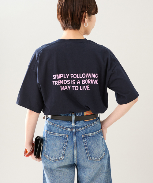 TICCA（ティッカ）の「TICCA ティッカ x Vermeil par IENA別注Tシャツ（Tシャツ/カットソー・レディース・ネイビー/ライトグレー/レッド/グリーン・FREE）」の14枚目の写真