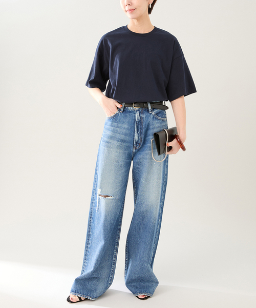TICCA（ティッカ）の「TICCA ティッカ x Vermeil par IENA別注Tシャツ（Tシャツ/カットソー・レディース・ネイビー/ライトグレー/レッド/グリーン・FREE）」の15枚目の写真